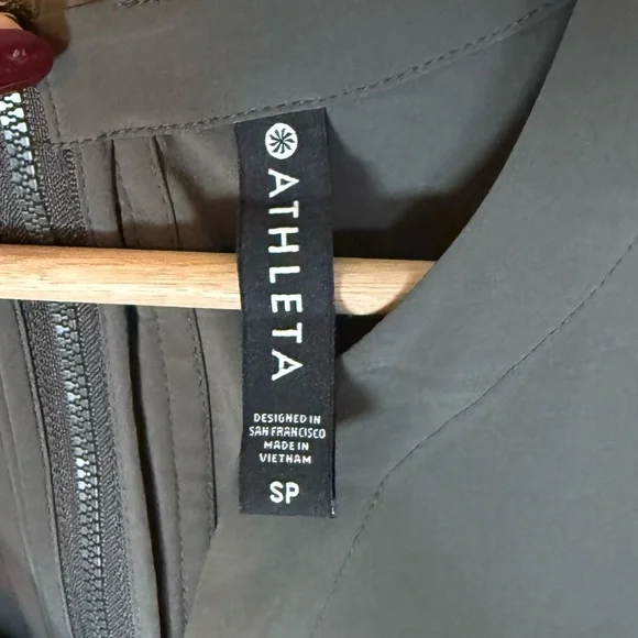 Athleta Topanga Jumpsuit Romper Olive Green Size Small Petite - Picture 5 of 5